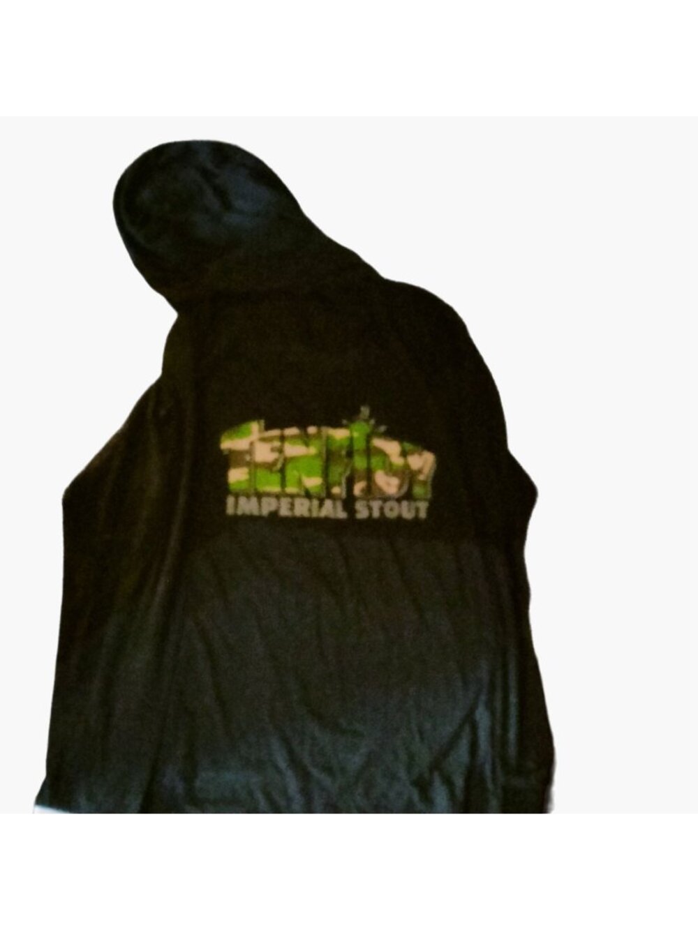 Oscar Blues Ten Fidy Imperial Stout Hoodie Black Craft Beer Tee Size Small